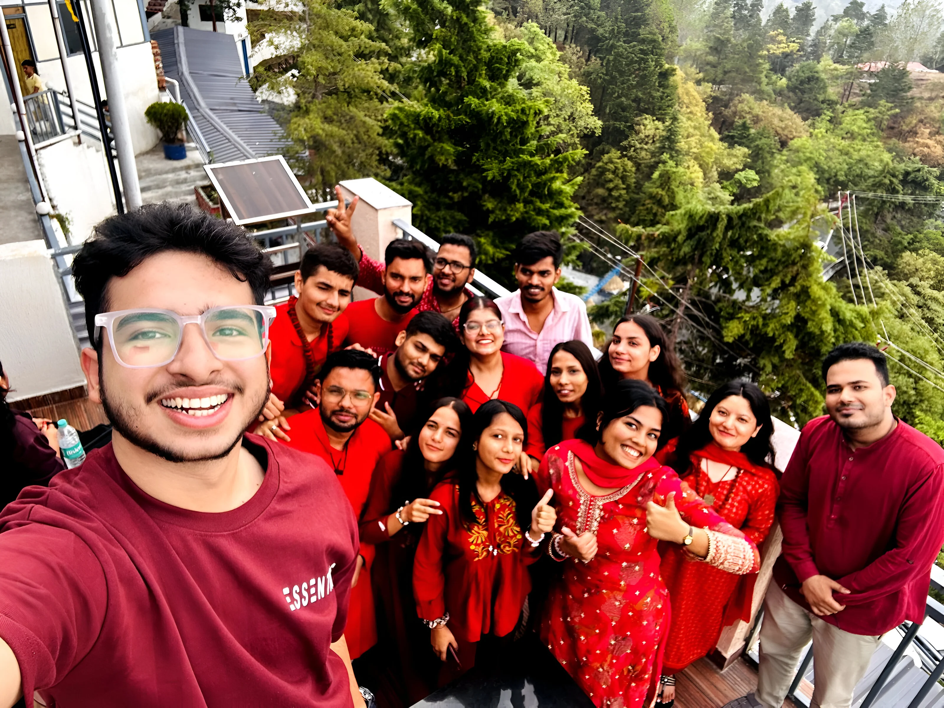 Youth meditation group